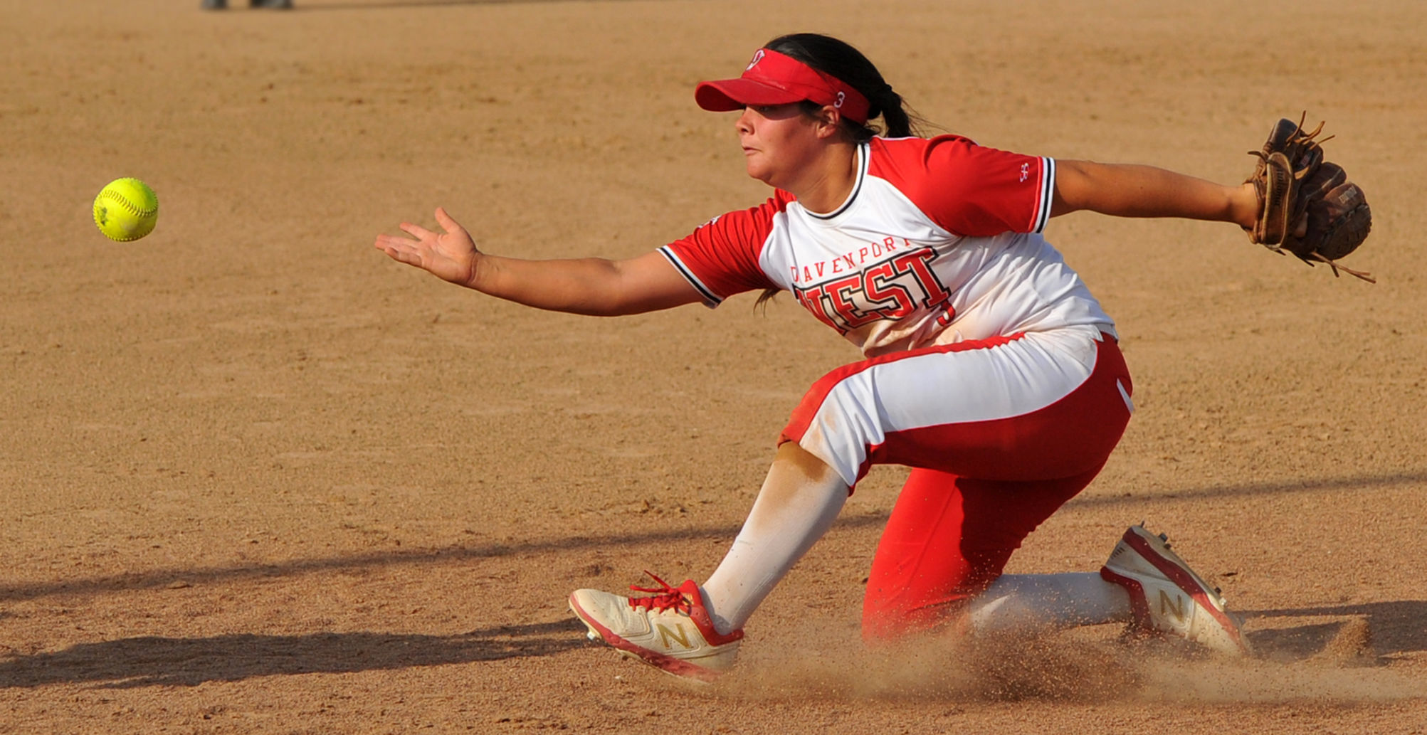 Pleasant Valley at Davenport West softball.